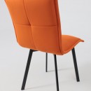 Кресло РУБИК U, Velutto 27 терракотовый велюр/черный